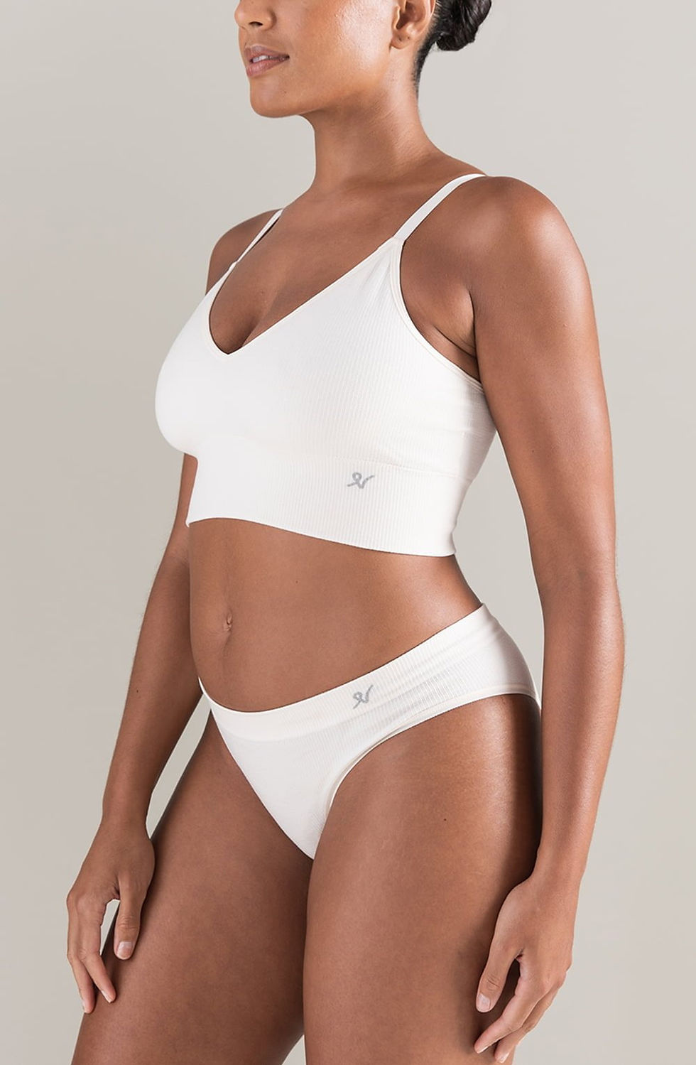 Thumbnail: The TENCEL™ High Leg Brief White Sand