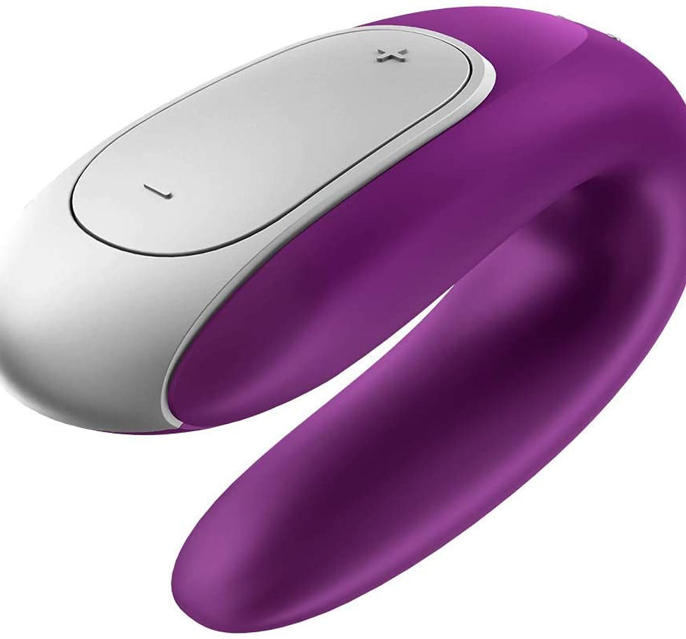 Thumbnail: Satisfyer App Enabled Double Fun - Violet Couples Toy