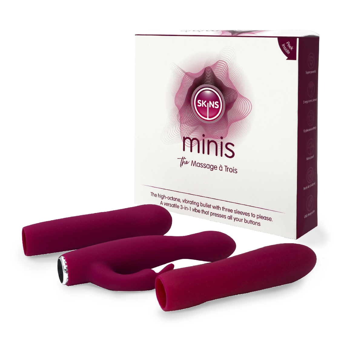 Skins Minis - Massage A Trois - Mini Vibrator