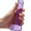 Thumbnail: Real Rock Crystal Clear 7" Realistic Dildo With Balls - Purple