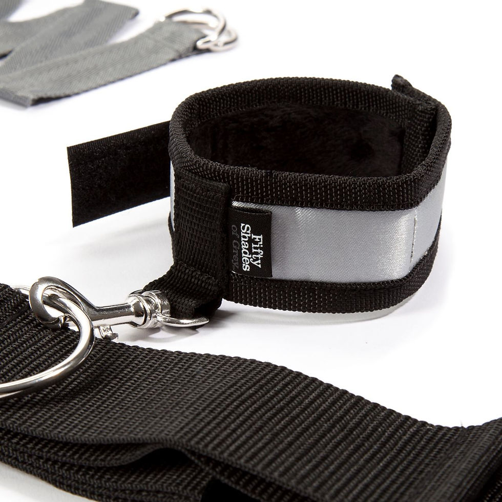 Thumbnail: Fifty Shades of Grey Keep Still Over the Bed Cross Restraint Silver