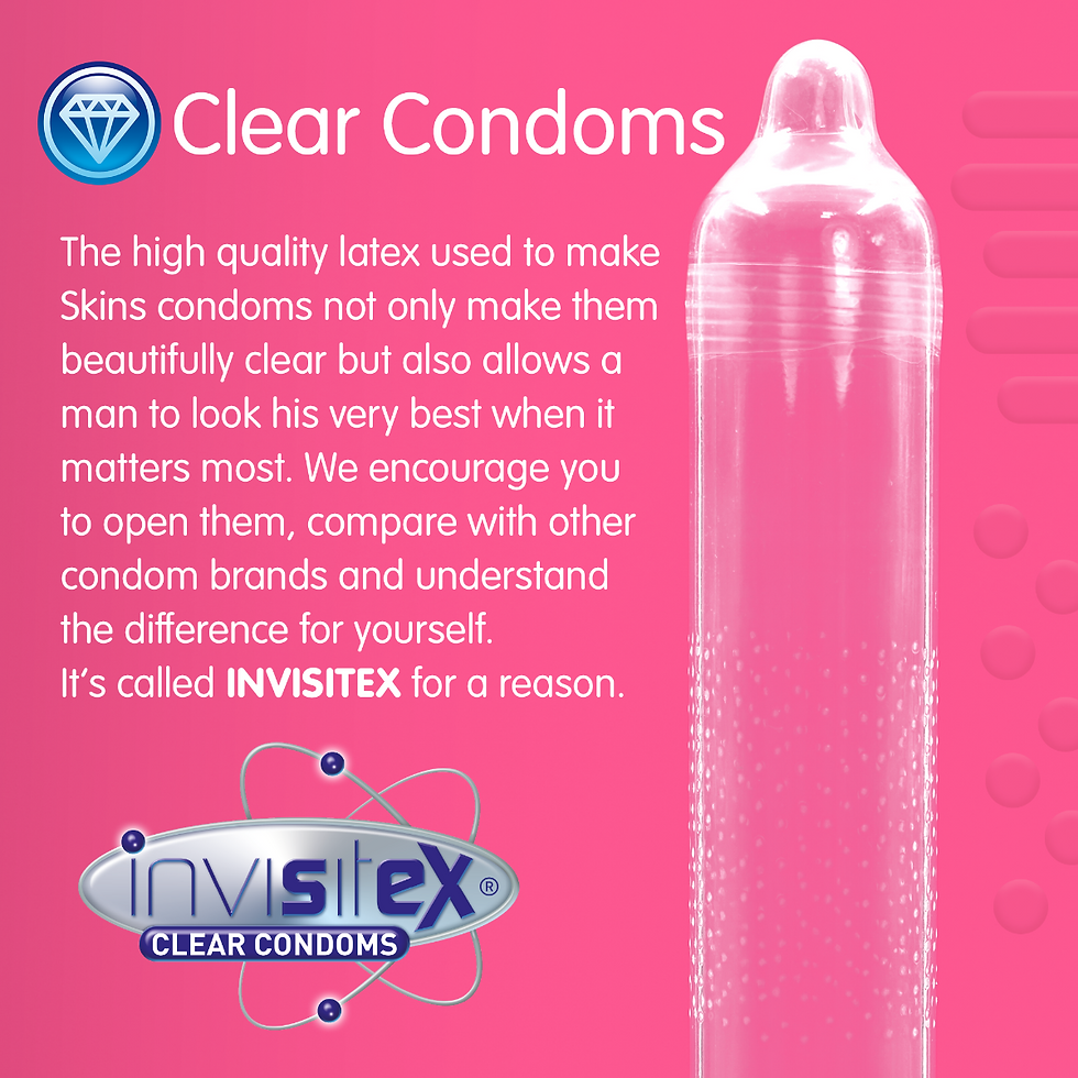 Thumbnail: Skins Condoms Dots & Ribs Cube 16 Pack