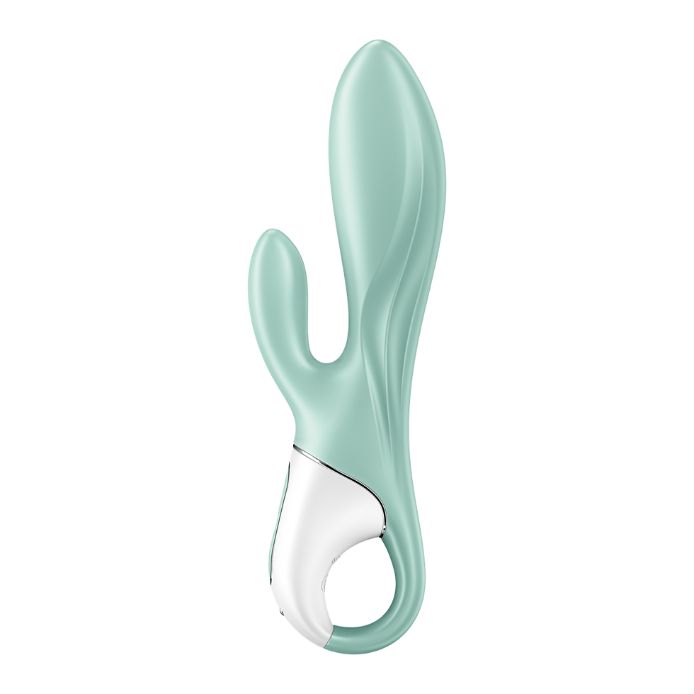 Thumbnail: Satisfyer - Air Pump Bunny 5 Connect App - Mint - Inflatable Rabbit Vibrator