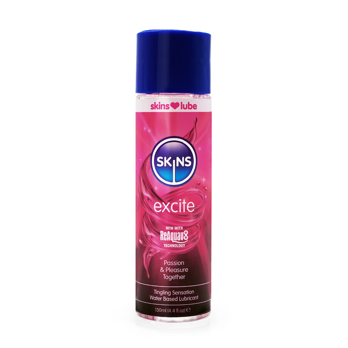 Skins Excite Tingling Water-Based Lubricant 4.4 fl oz (130ml)