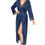 Thumbnail: Irall Yoko Dressing Gown Navy Blue