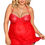 Thumbnail: YesX YX952Q Red Babydoll Set