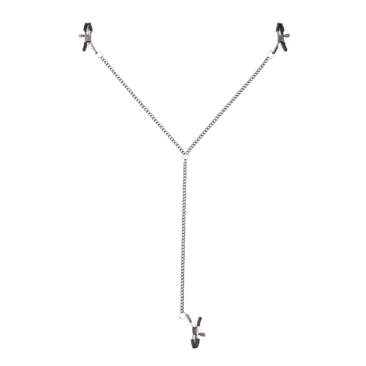 SEI MIO - Triple Tease - Adjustable Nipple and Clit Clamp Set