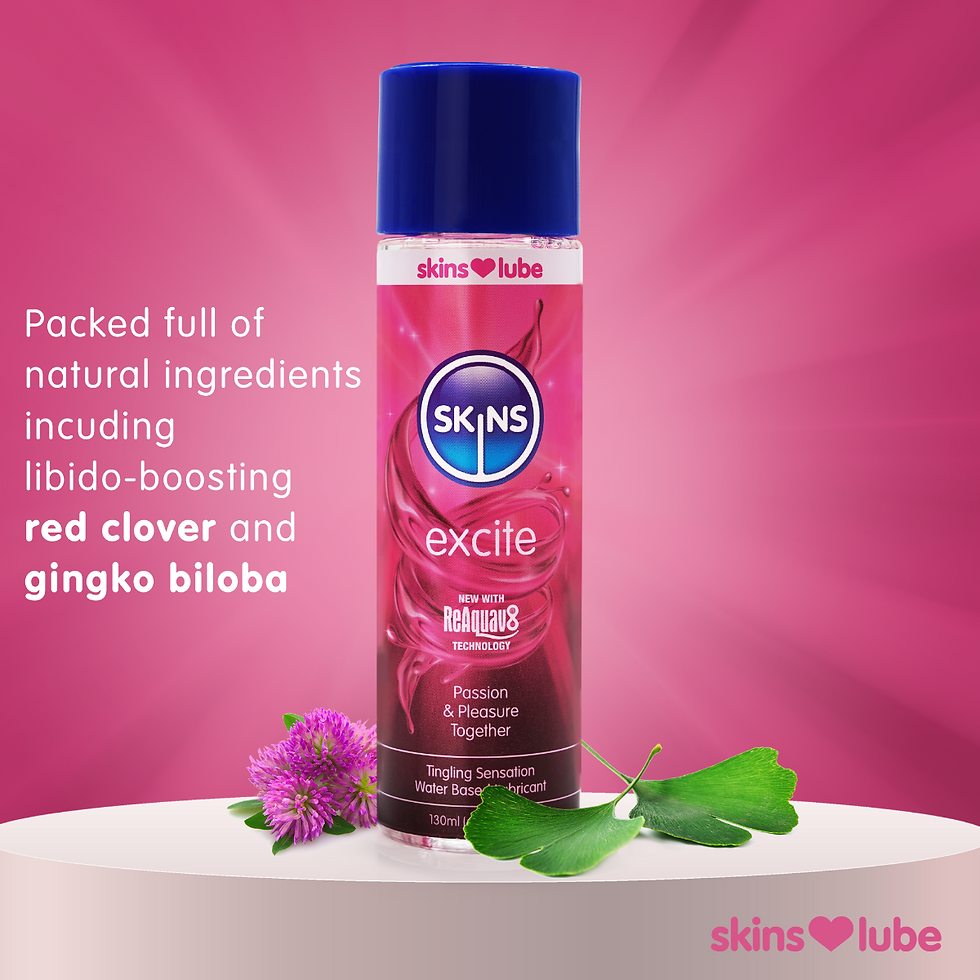 Thumbnail: Skins Excite Tingling Water-Based Lubricant 4.4 fl oz (130ml)