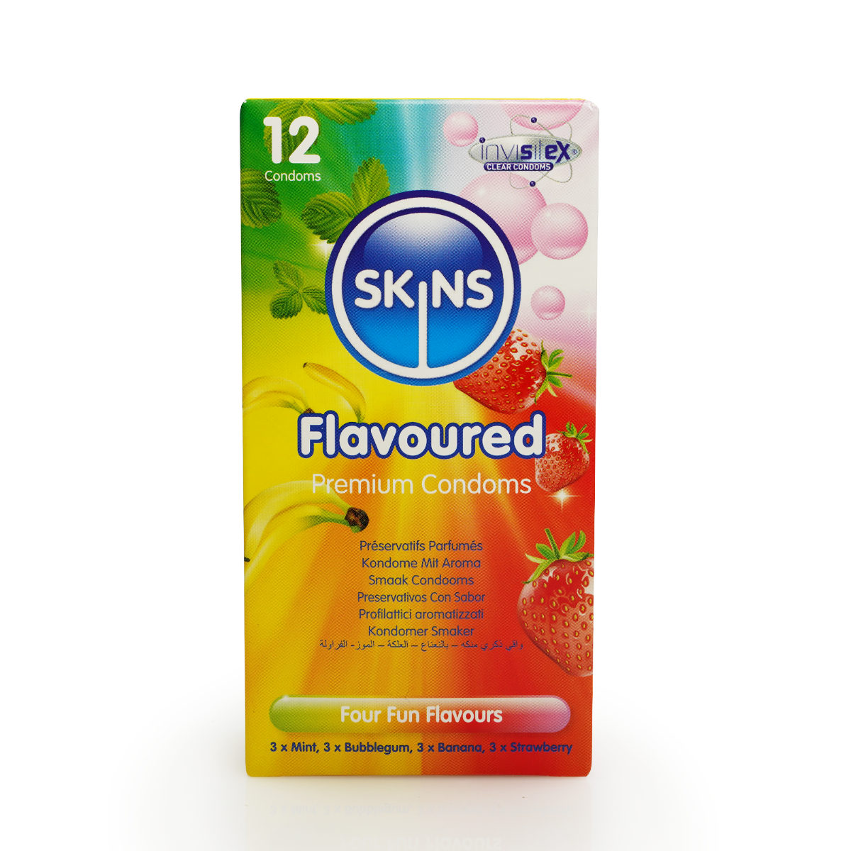 Skins Condoms Flavours 12 Pack