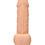 Thumbnail: Real Rock Silicone Dildo With Balls 8.5" - Flesh Pink
