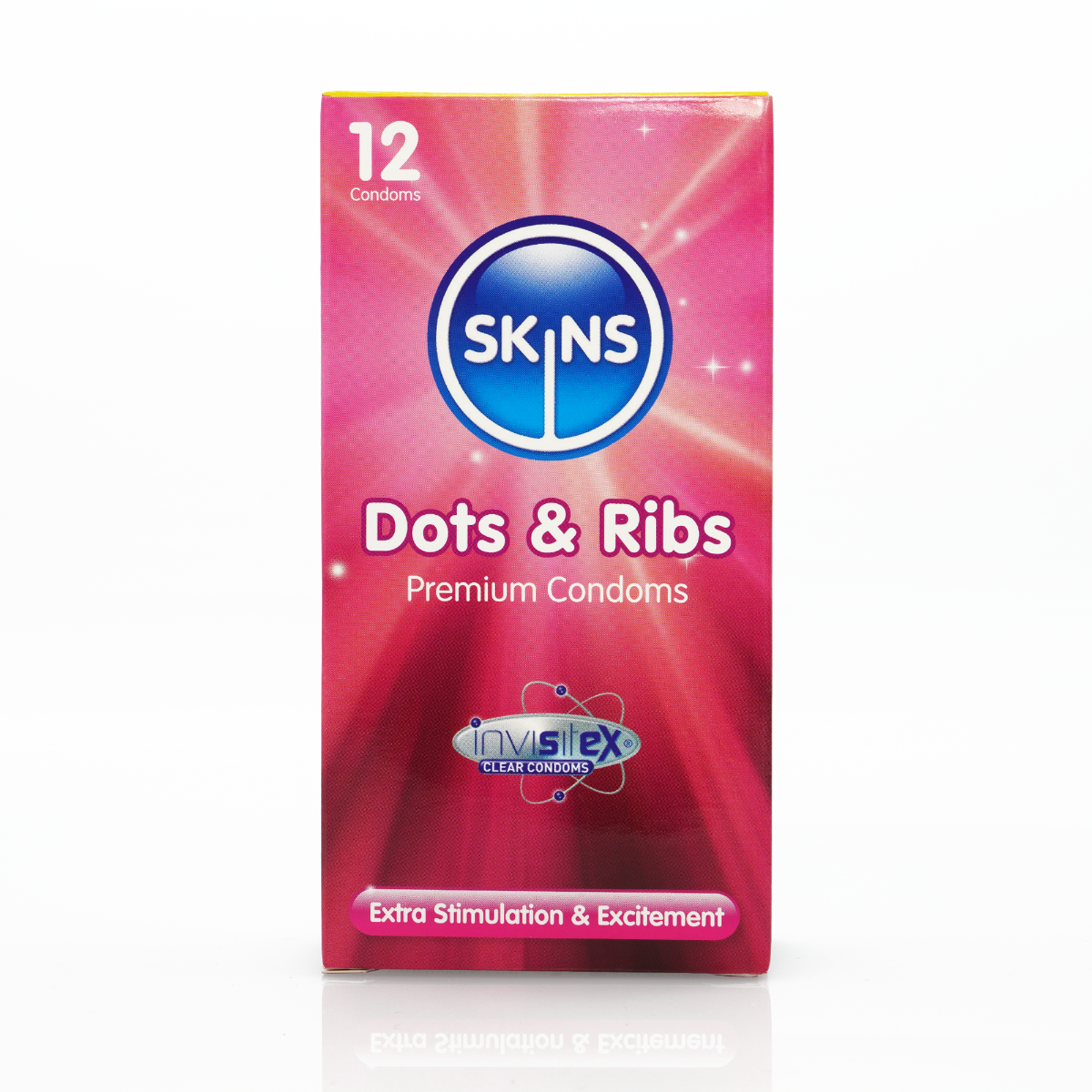 Skins Condoms Dots & Ribs 12 Pack