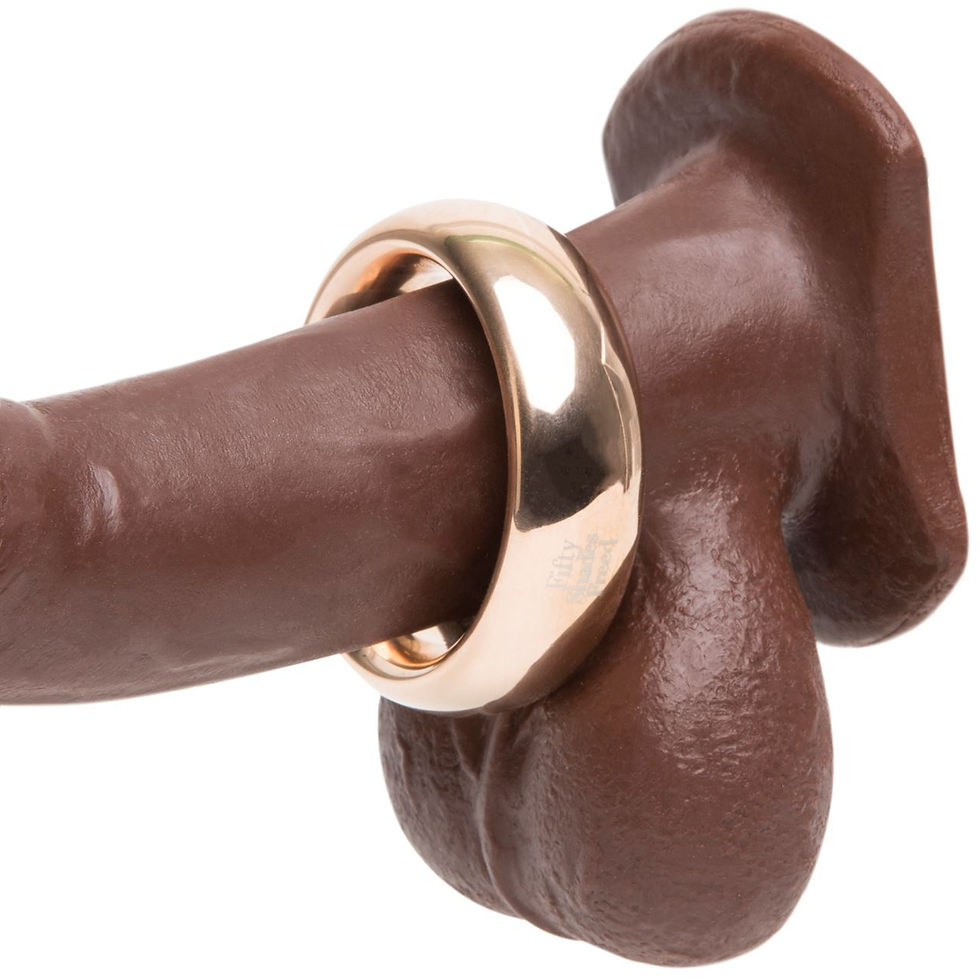Thumbnail: Fifty Shades Freed I Want You. Now. Steel Love Cock Ring