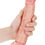 Thumbnail: Real Rock - Curved Realistic Dildo with Suction Cup 8" - Flesh Pink