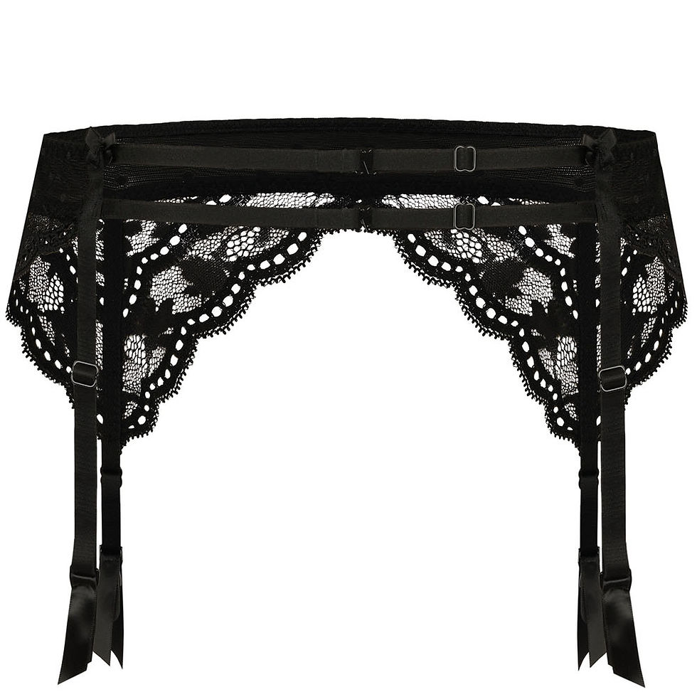 Thumbnail: Roza Lagerta Suspender Belt Black