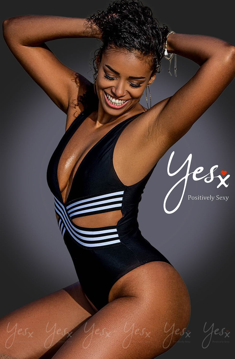 Thumbnail: YesX YX980 One Piece Swimsuit Black