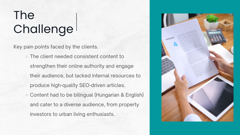 SEO projects case study cyprus blog content writing mels digital