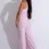 Thumbnail: PINK WRINKLE TEXTURED CROP SET