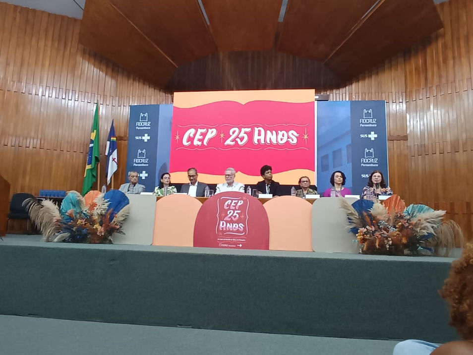 CMS-Recife marca presença na celebração dos 25 anos do Comitê de Ética em Pesquisa (CEP) do Instituto Aggeu Magalhães