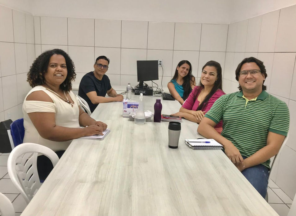 Equipe da Secretaria Executiva do CMS alinha demandas para este mês de Janeiro