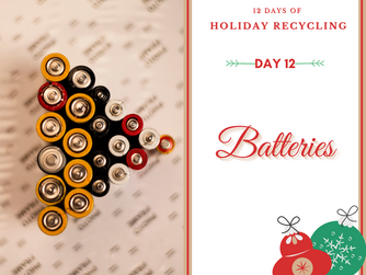 Day 12 - 12 Days of Holiday Recycling (2020)