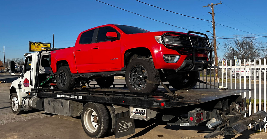 Professional towing service DFW Texas Rising Raysons Towing