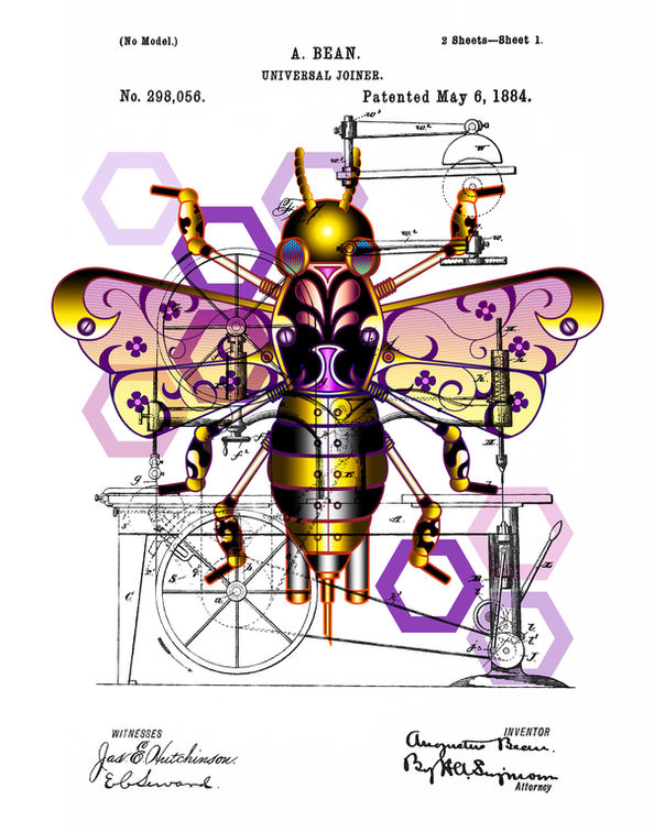 Steampunk: Queen Bee | Graphic Design