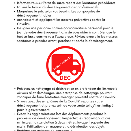 Dix conseils pour un déménagement sécuritaire