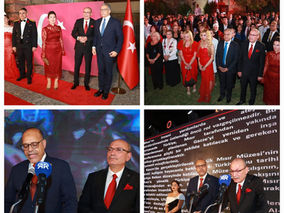 السفير التركي بالقاهرة  يحتفل بمرور 102 علي تأسيس الجمهورية التركية 