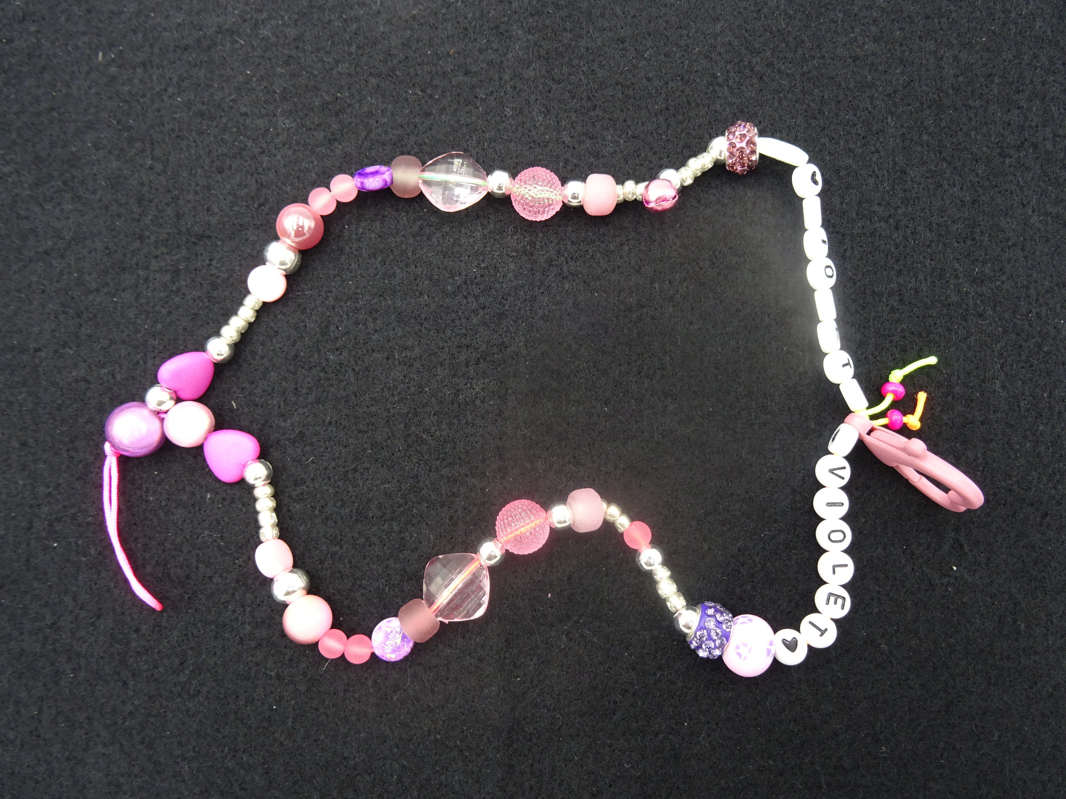 Bracelet de Téléphone Rose & Violet