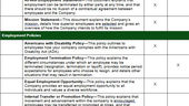 Employee Handbook Checklist