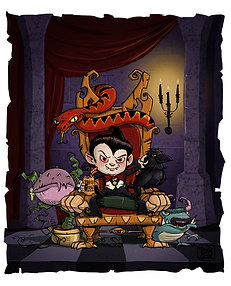 Dracula's kid and friends