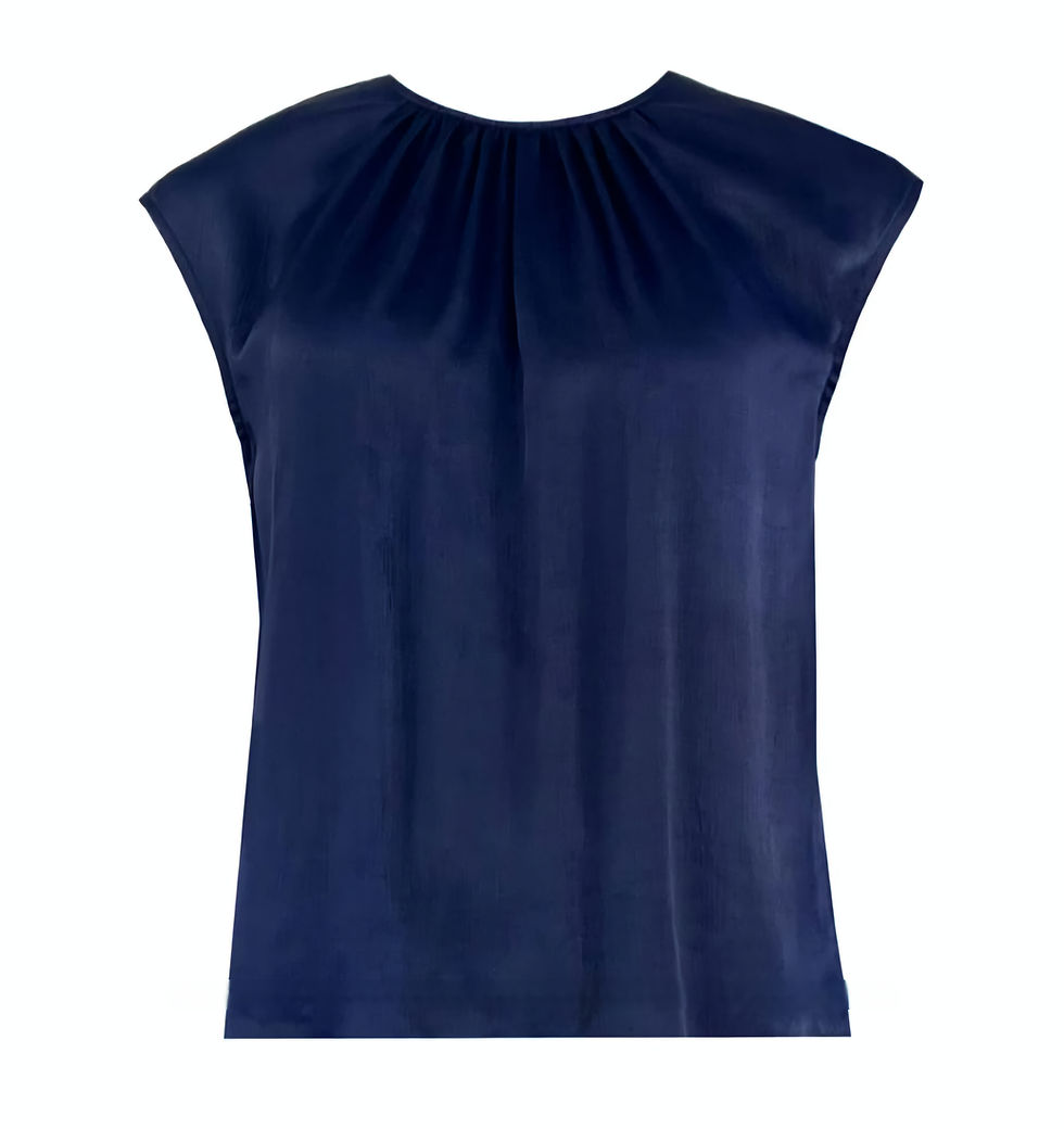 Gathered Textured Blouse from RO&ZO (Reduced to €49)