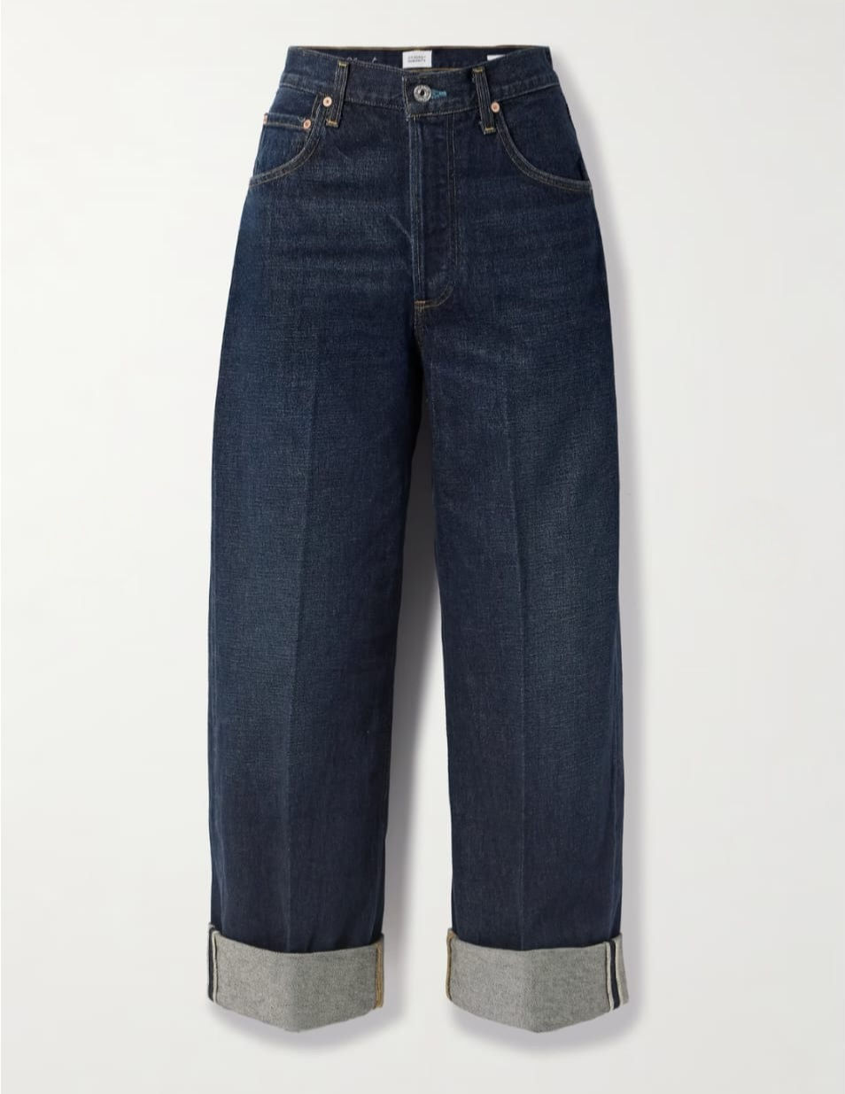 Ayla Baggy Cuffed Crop mid-rise straight leg jeans from Citizens of Humanity (€370)
