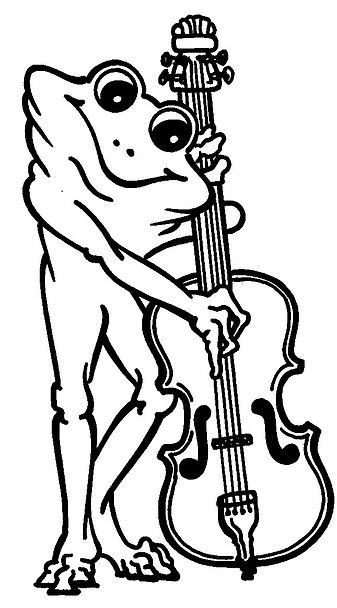 Tall Toad logo with bass
