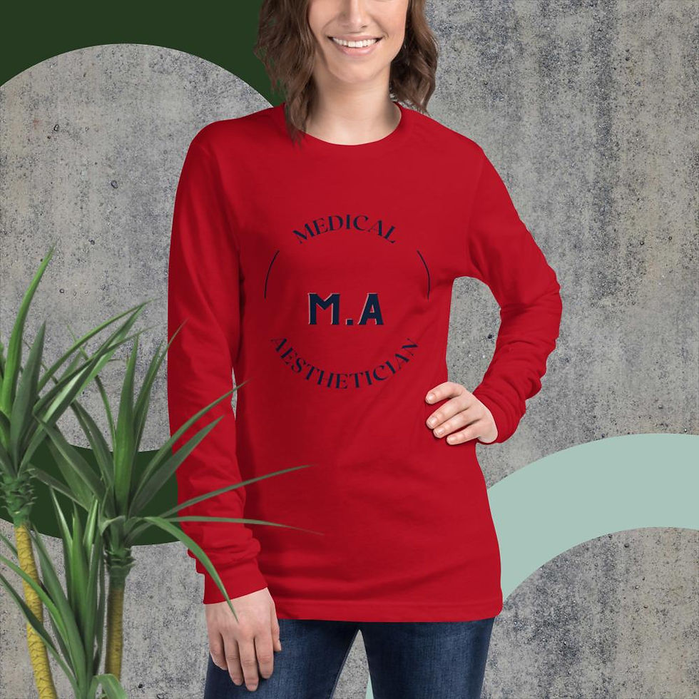 Thumbnail: Medical Aesthetician Women's Long Sleeve Tee