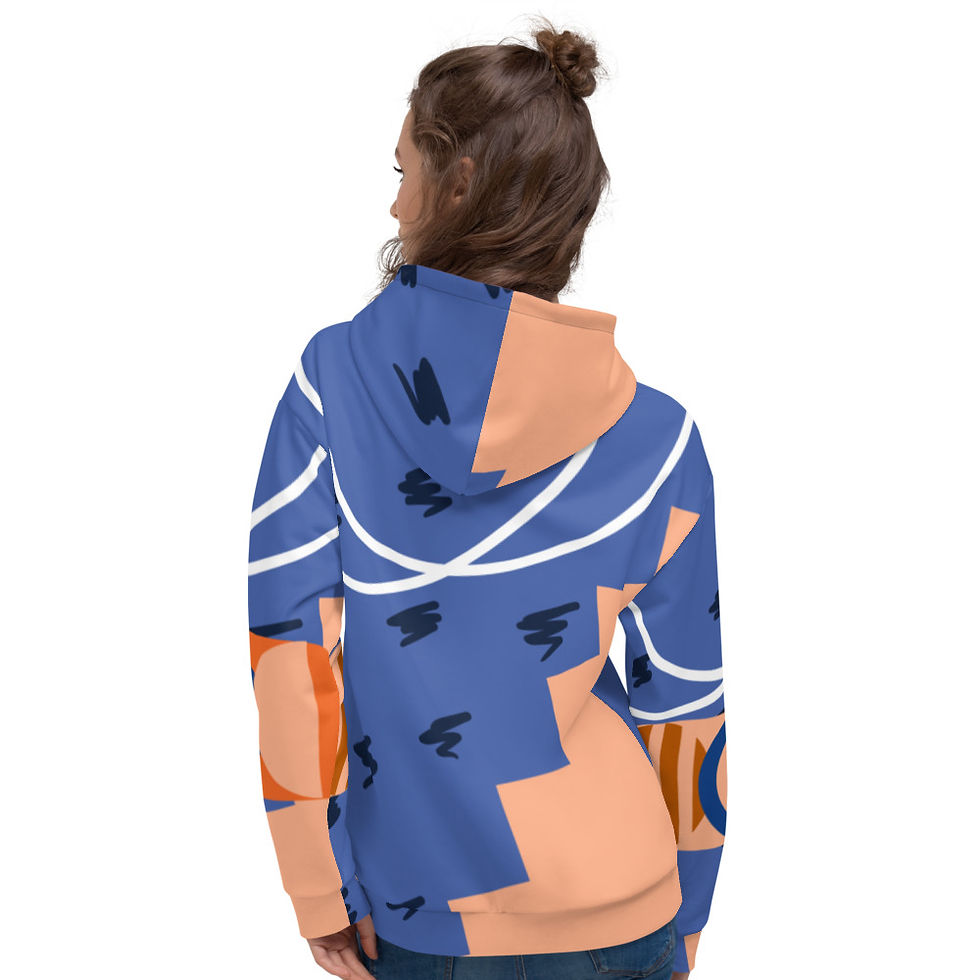 Thumbnail: Just Olivia Abstract Unisex Hoodie