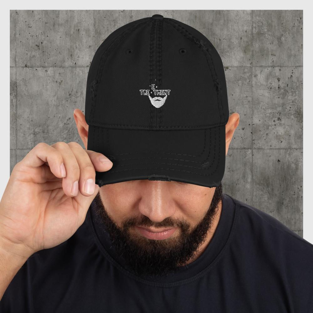 I Get Beard Treatments Distressed Hat