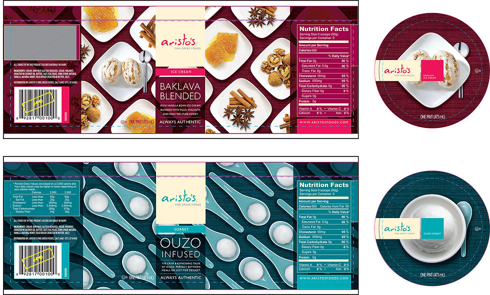 Ice Cream Containers