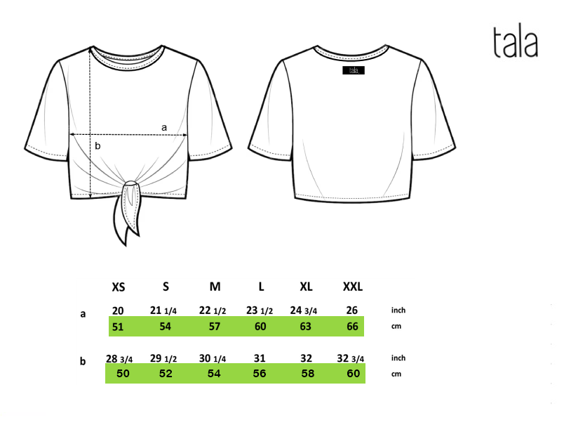 Thumbnail: Tala Original Women Organic Cotton Oversize Front Tie T-shirt, Black