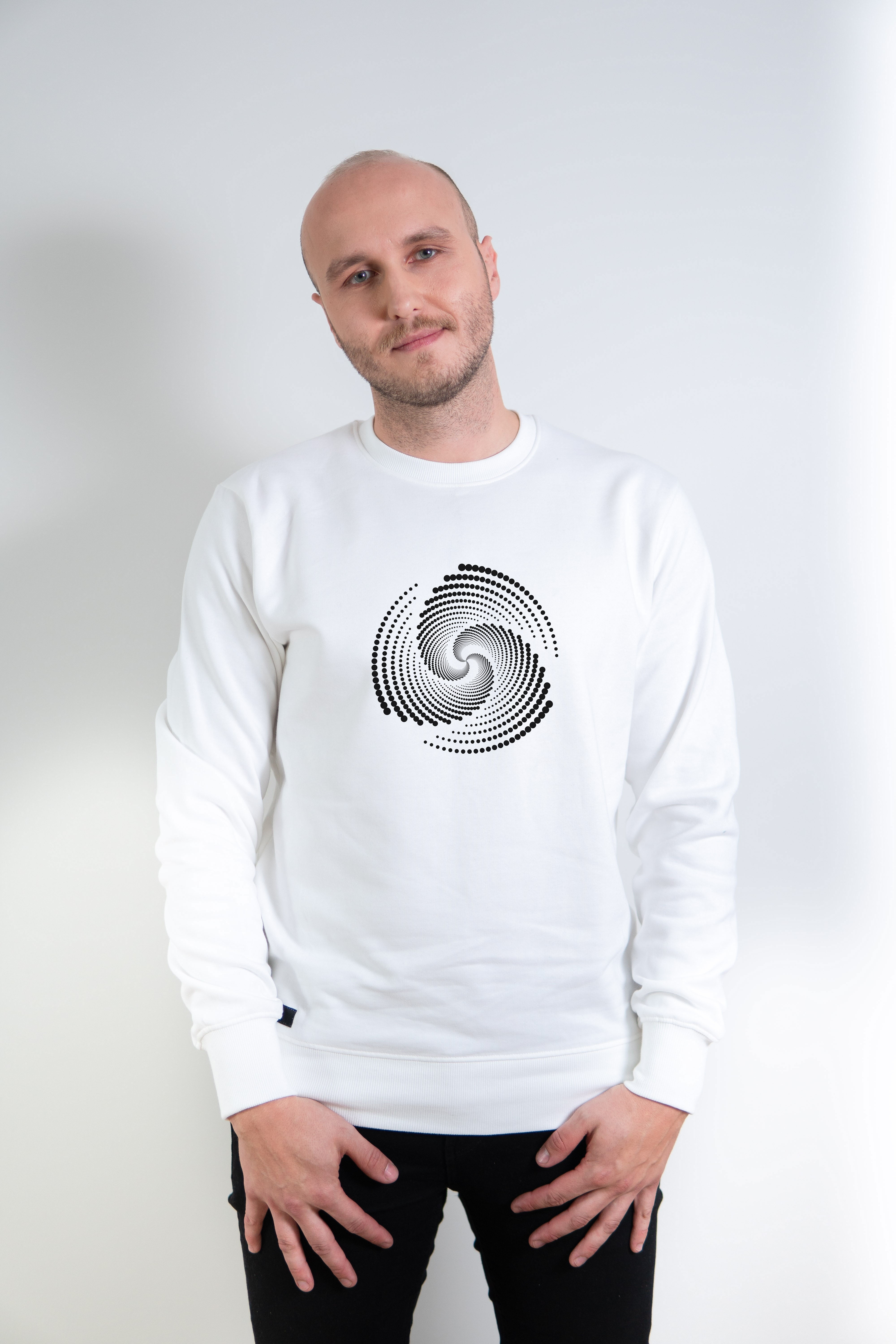 Organic Cotton Sweatshirt Vortex, Unisex
