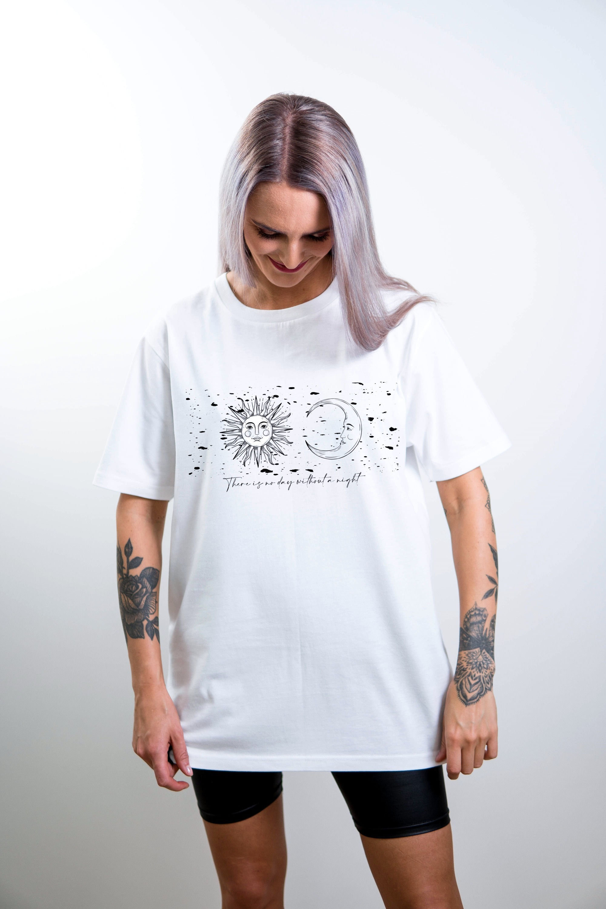 Organic Cotton T-shirt Day And Night, Unisex