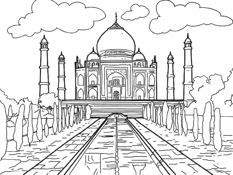 Le Taj Mahal en Inde