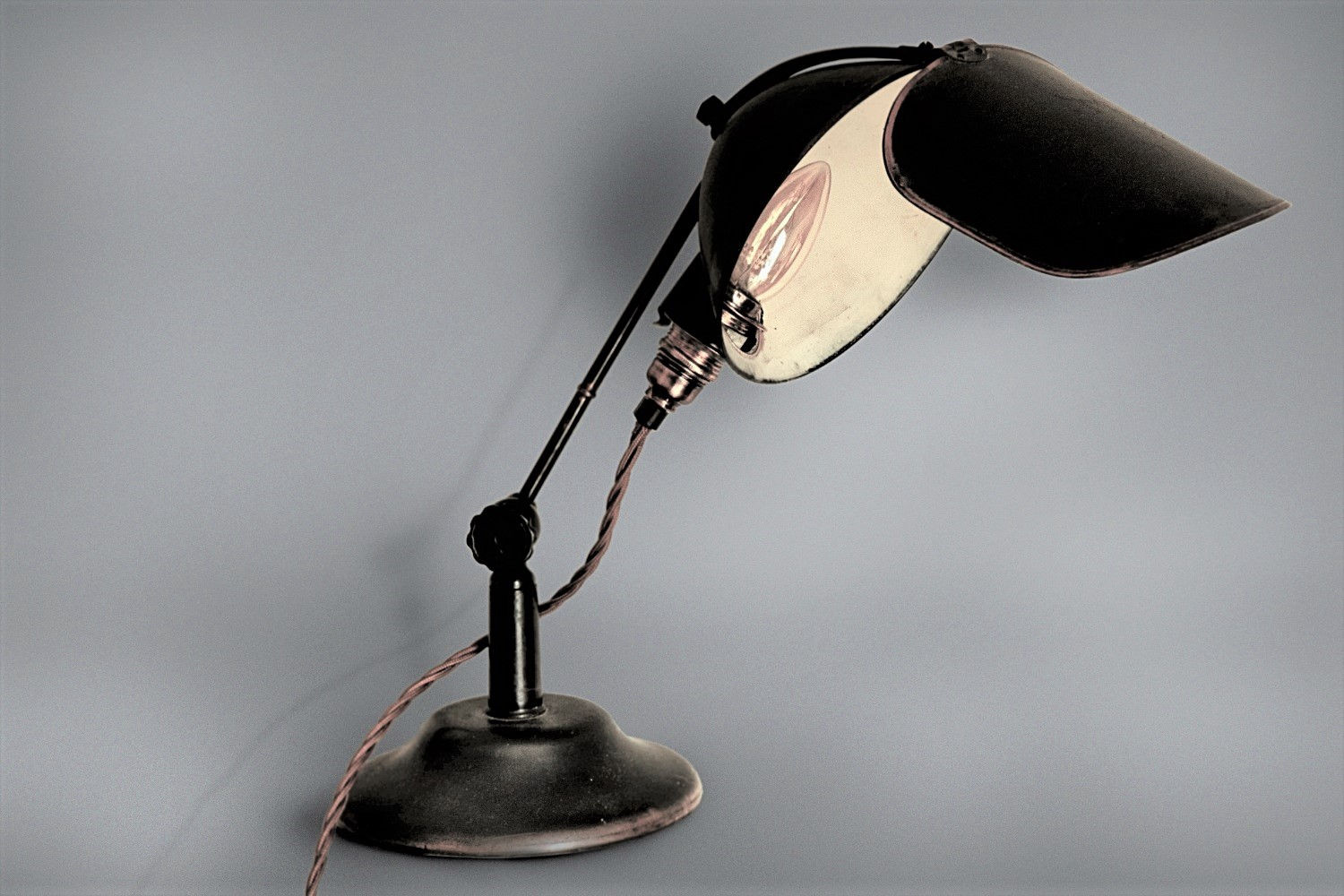 Japanned Bronze 'Lyhne'  Table Lamp