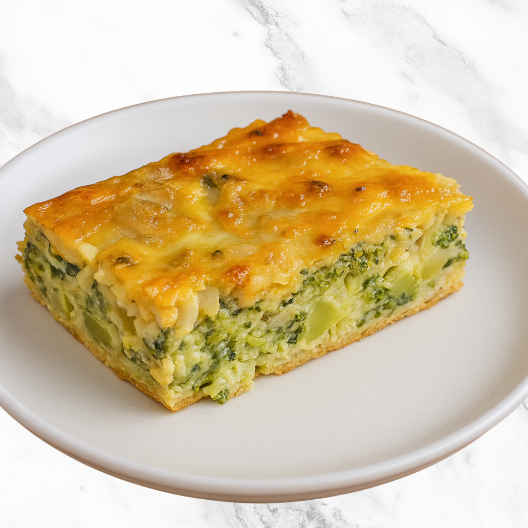 Organic Crustless Broccoli Quiche