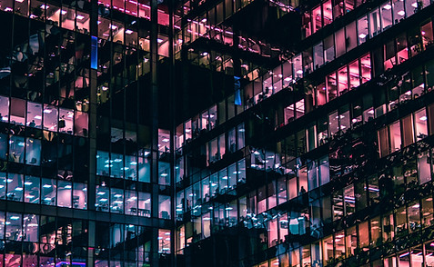 Commercial Building at Night