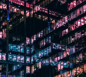 Commercial Building at Night