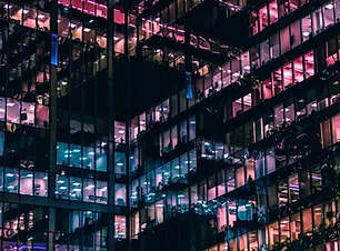 Commercial Building at Night