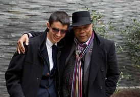 Justin Kauflin & Quincy Jones. Photo by Adam Hart