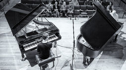John Toomey and Justin Kauflin - overhead shot