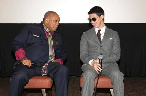 Quincy Jones and Justin Kauflin